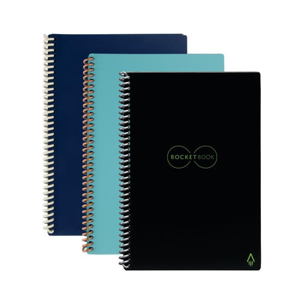 Rocketbook Core Smart Notebook, DotGrid, 36 Pages, 6"x8.8", Colors May