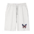 thumbnail image 5 of BaoFuBaoMei Girls Independence Day Outfits Summer 4th of July Vacation Travel Outfits Short Sleeve Tops and Shorts Sets, 5 of 9