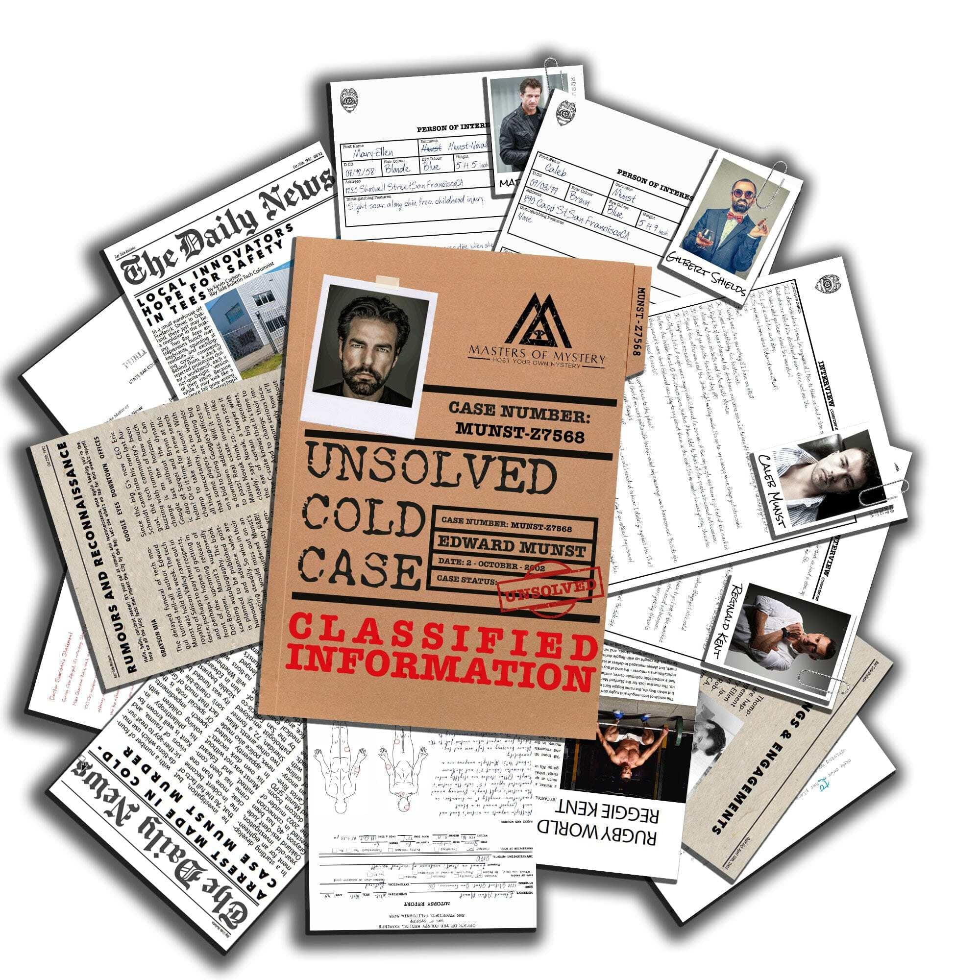 Cold Case File Game Masters of Mystery Murder of a Dot Com Boomer ...
