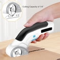 thumbnail image 3 of BAETEUY Electric Scissors, 3.7V, Multi-functional, Cardboard, Cutter, Safety Lock, Easy to Use, Cordless, Electric, Scissors, Blankets, Leather, Kraft, Paper, Ropes, 3 of 7