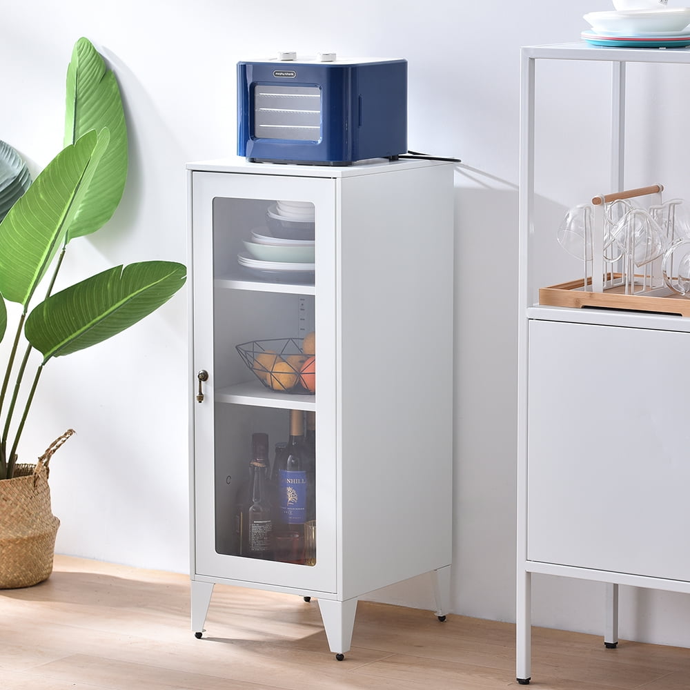 Private Jungle Freestanding Metal Storage Cabinet w/2 Adjustable Shelves and Locking Doors Private Jungle Freestanding Metal Storage Cabinet w/2 Adjustable Shelves and Locking Doors