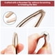 thumbnail image 4 of Pinzas profesionales NILIYA para hombre con punta redonda y funda dorada, 4 of 7