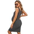 thumbnail image 2 of Women's Maternity Tank Dresses Sleeveless Pregnancy Dresses, 2 of 6
