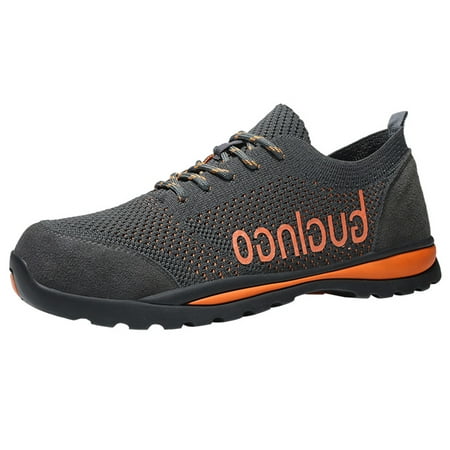 

Men’s Steel Toe Work Shoes Breathable Non Slip Industrial Sneakers Lightweight Women’s Safety Shoes