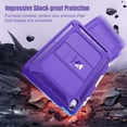 thumbnail image 5 of TiMOVO Case for iPad (A16) 11th Generation 11 Inch 2025, iPad 10th Generation Case 2022 with Screen Protector, Heavy Duty Shockproof Rugged Protective Cover,Deep Purple, 5 of 7