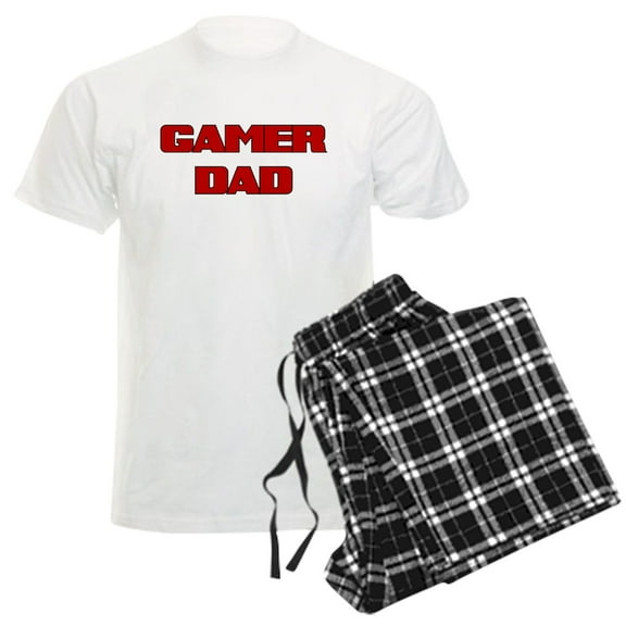 CafePress - GAMER DAD Pajamas - Men's Light Loose Fit Cotton Pajama Set