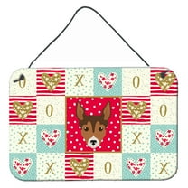 Carolines Treasures CK5239DS812 Tenterfield Terrier Love Wall or Door Hanging Prints 8x12 multicolor