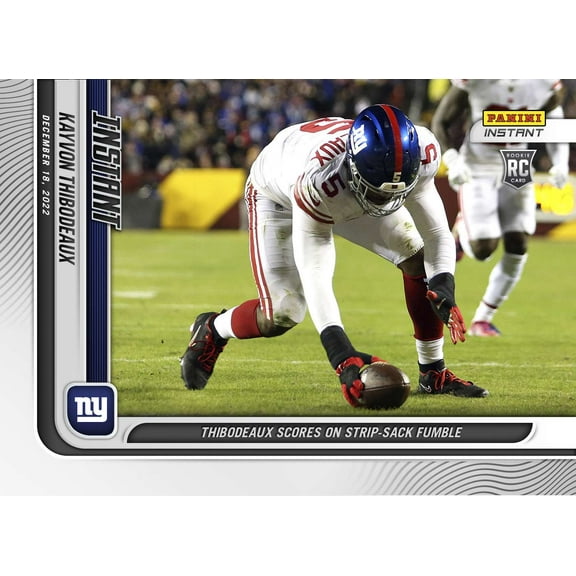 NFL 2022 Instant Football    Kayvon Thibodeaux #157 (Rookie Card, Scores on Strip-Sack Fumble)