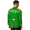 thumbnail image 2 of Eandarui Men's Halloween SGT Sergeant Pepper Costume Jacket Fancy Dress Hippie Music Star 1960s Shirt Green M, 2 of 7