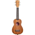 thumbnail image 2 of Kala KA-15S Paquete de ukelele soprano de caoba satinada con bolsa de transporte, afinador, correa, Fender Play, DVD instructivo de Austin Bazaar y paño de pulido, 2 of 5