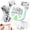 D20 Green, variant on HKHKPI Mini Printer, Bluetooth Portable Inkless Thermal Pocket Sticker Printer with 3 rolls, Sticker Maker Machine for Notes Journal Kids Gift