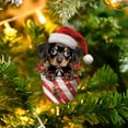 thumbnail image 4 of NSESSHome 2Pcs Christmas Tree Ornaments Decor Dog Pendant Acrylic Car Little Themed Themed Hanging Indoor for Rustic Farmhouse Home Holiday Party Decor Ornament Decoration Gift, 4 of 6