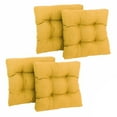 thumbnail image 1 of 19-inch Squared Spun Polyester Tufted Dining Chair Cushion (Set of Four), 1 of 2