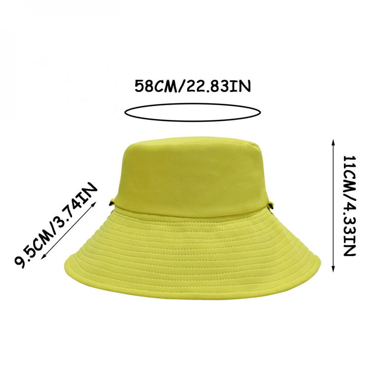 Eqwljwe Summer Bucket Hat Multicolor Beach Hats for Women Packable Sun Hat Fishing Hats Women's Bucket Hats Fisherman Cap for Men Women, Size: One