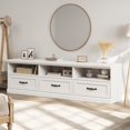 thumbnail image 2 of 70" Modern TV Stand for TVs up to 75"",Tv Console Table,Entertainment Center with Storage Drawer and Open Shelves, Media Cabinet for Living Room,Bedroom, 2 of 6