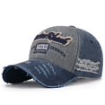 thumbnail image 1 of Gorra de béisbol con letras y agujeros para hombre y mujer, gorro con visera ajustable, estilo Hip Hop, Unisex Fivean unisex, 1 of 2