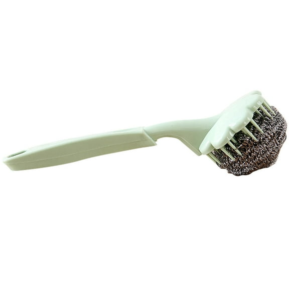 Stainless Steel Wire Ball Brush 20X6cm with Handle for Pot Cleaning and Convenient Life