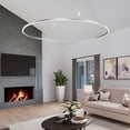 thumbnail image 5 of VONN Tania 60" Adjustable ETL Certified Integrated LED Chandelier in Silver, 5 of 13