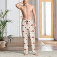 thumbnail image 5 of Mens Pajama Pants - Soft Sleep & Lounge Pants for Men, Flat Mushrooms Cuteness Casual PJ Bottoms Pants with Pockets, 5 of 5