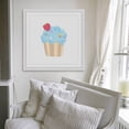 thumbnail image 5 of Marmont Hill "Blue Cupcake" by Diana Alcala Framed Painting Print, 5 of 6