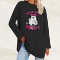 thumbnail image 2 of Pisexur Hauts à Ruban pour Femmes Mode Manches Longues Col Rond Chandails en Molleton Décontractés Sensibilisation au Cancer du Sein Pull Tops Chandails en Molleton Graphiques Inspirants T-Shirts Tops d'Automne pour Femmes, 2 of 5