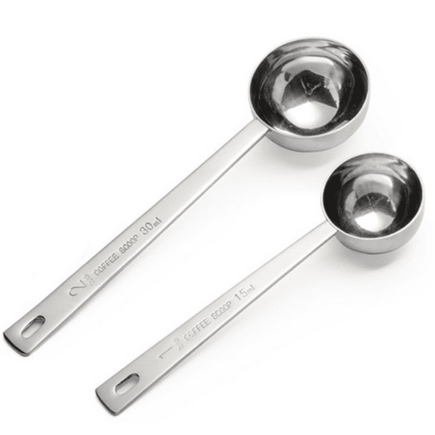 2 Pack Coffee Scoop, Tablespoon measure spoon contains 1 tablespoon