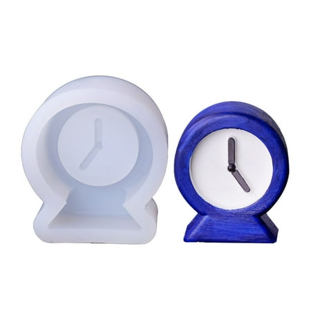 

HOTYA Alarm Clock Shape Silicone Material Dessert Moulds Perfect Gift for Baking Lover