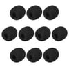 10 PCS Foam Mic Cover Headset Microphone Windscreen Shield Protection 17mm Length for Headset Lapel Lavalier