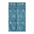 thumbnail image 1 of Blue Hanging Pocket Organizer, Aqua Theme Drops in Hexagons Wave Pattern Geometrical Design Abstract Art, Printed Polyester Storage Bag with Pockets, 21" x 31", Sea Blue Dark Seafoam, 1 of 2