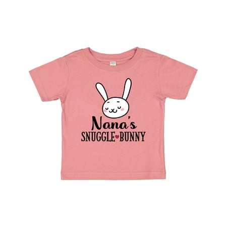 

Inktastic Nana Bunny Grandchild Outfit Gift Baby Boy or Baby Girl T-Shirt