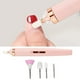 thumbnail image 4 of Taladro de uñas eléctrico inalámbrico compacto USB recargable mini portátil con 5 limas de uñas Rosa, 4 of 9