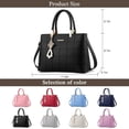 thumbnail image 5 of Tote Bags Soft PU Leather Purses and Handbags for Women Handle Bag Shoulder Satchel Bags with Multi-Pocket, 5 of 7
