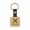 ZPK003Keyring, Gold, variant on Square Keyring - In Stock Zodiac Signs Inspirational Lucky Charms Holiday Gifts Metal Keyring