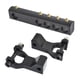 thumbnail image 1 of Kits de descenso de chasis para vehículos todo terreno Equipo de chasis delantero y trasero Reparación ajustable Juego de enlaces de caída delanteros negro, 1 of 9