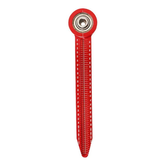 S SERENABLE Mini Boussole de Menuiserie Point de Fixation Polyvalent Rotation 360 Degrés Rouge