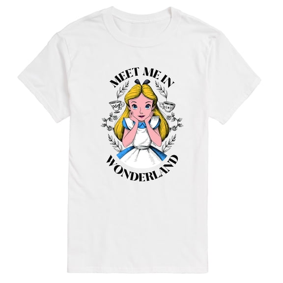 Alice In Wonderland - Meet Me in Wonderland - Men's  Short Sleeve Graphic T-Shirt