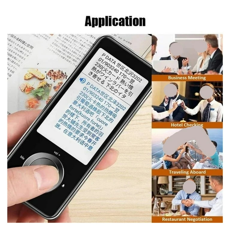 Instant Voice Translator Portable Language Translator In Real-time