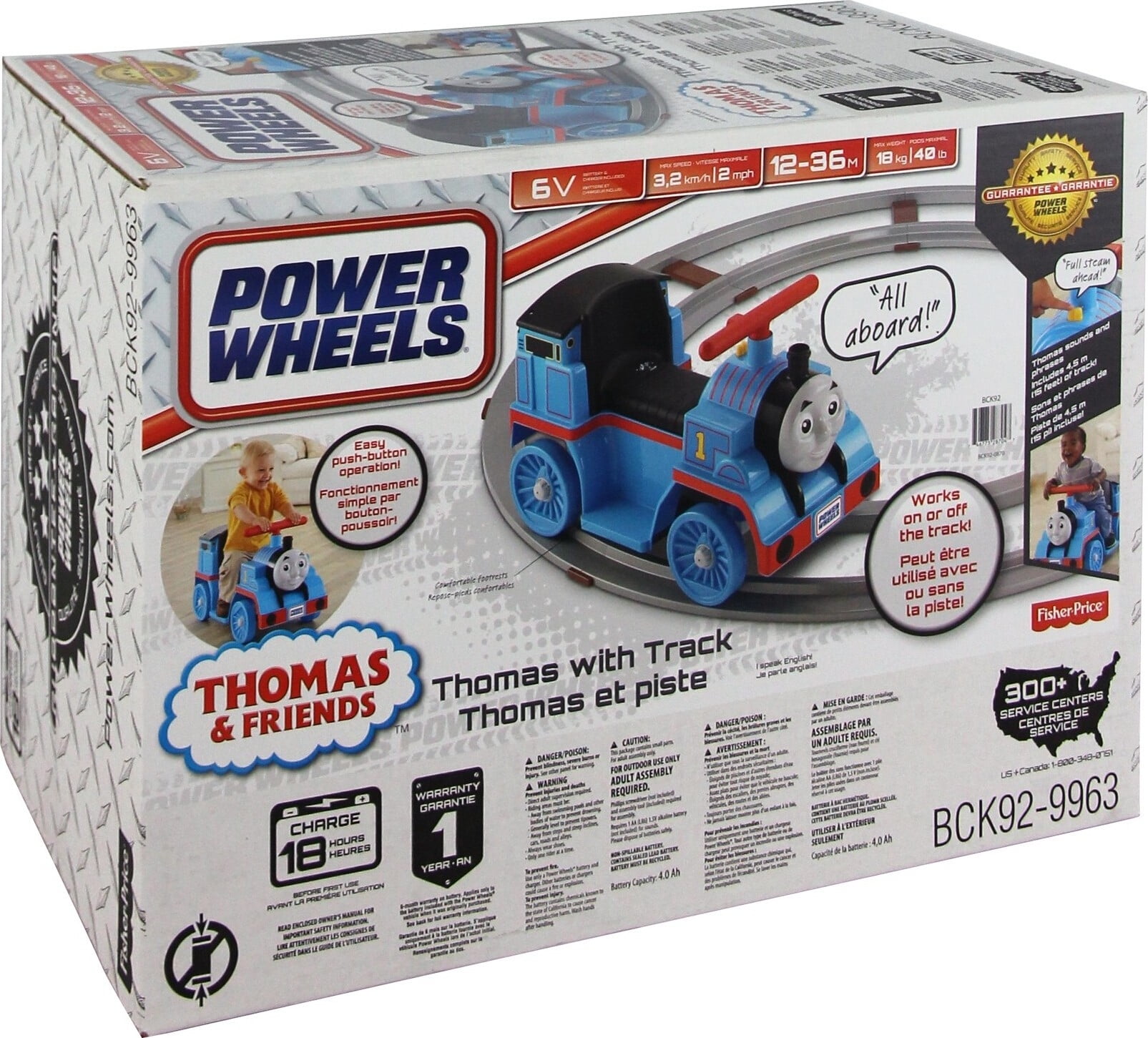 Power wheels cheap thomas track