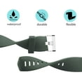 thumbnail image 4 of Bracelets de Remplacement Compatibles pour Fitbit Charge 2, Édition Classique et Spéciale, Bracelets de Sport Ajustables (Vert Rock, S), 4 of 7