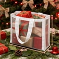 thumbnail image 4 of Bolsa De Embalaje De Regalo Para Boutique, Bolsos de plástico transparente con patrón de cuadrícula, Bolsas de regalo exquisitas, Bolsos de ropa, librerías, Bolsos de regalo de fiesta, 4 of 4