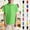 Green, variant on Kids Polo Shirts Back To School Short Sleeve School Uniform Summer Casual Tshirt Vacation Lapel Collar Tops (Fluorescent Green, 6-7 Years)