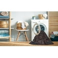 thumbnail image 2 of Ahgly Company Machine Washable Indoor Square Abstract Eggplant Purple Area Rugs, 6' Square, 2 of 7