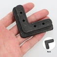 thumbnail image 3 of FRCOLOR  10 Pcs Screen Frame Replacement Window Corner Brackets Black, 3 of 8