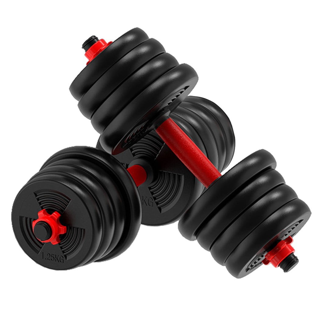 Guzom Exercise & Fitness- Adjustable Weights Dumbbells Set, Free Weights Set with Connecting Rod 30KG