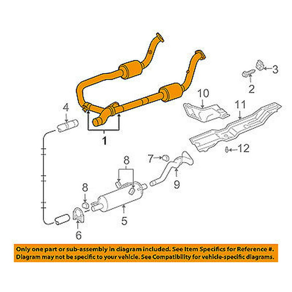 Dodge CHRYSLER OEM 2004 Ram 1500 5.7LV8Catalytic Converter 52110325AC