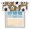 Brown, variant on Soccer Sport Kitchen Valances for Windows 42x12 Inch Kitchen Curtains Valances Rod Pocket Brown Retro Football Buffalo Checkered Bathroom Window Valances for Window Treatment Decor