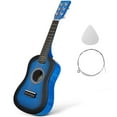 thumbnail image 1 of 23 Inch Folk Acoustic Guitar Beginner Music Instrument 6-String Guitar (Blue), 1 of 3