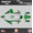 Green, variant on Kalair GFX Graphics Kit for KTM Motocross 2-Stroke 125SX,150SX and 250SX (2019-2022) Predator Series
