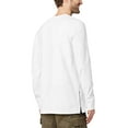 thumbnail image 2 of Ma Croix Mens Long Sleeve Hipster Urban Tee Hip Hop Casual Longline Side Zipper Crewneck T Shirt, 2 of 6