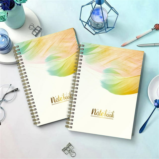 Amzcrzy Distribution Book English Schedule A5 Plan Book with Separating Pages Plan Notebook Coil Book Notebook Paper Note Books Journaling Notebooks Journaling Supplies Notebook Journal